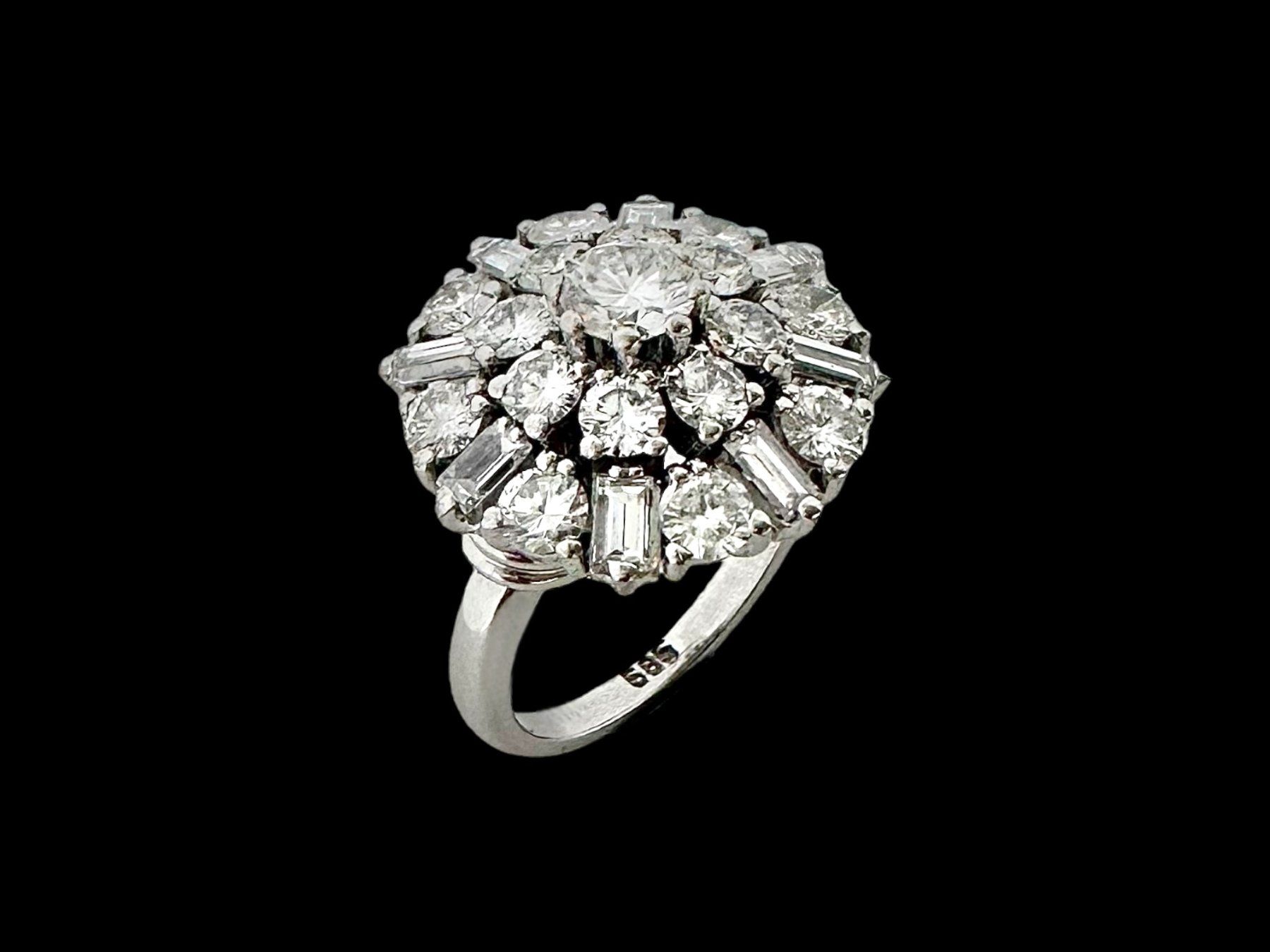 Anelli: Prächtiger Diamant - Cocktailring, ca. 3.76 ct H/VS – Usato da Zuzwil SG venduto da artimmo 4