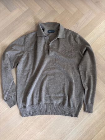 März München Merino Pullover mit Polokragen in Grösse 50