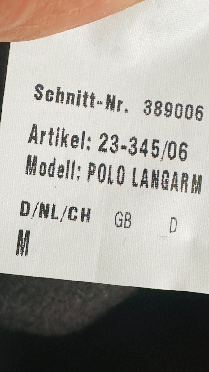 Brax Magliette Polo: Brax Poloshirt Langarm Baumwolle Grau Gr. M - – Usato da Menziken venduto da cla_8qfq 5