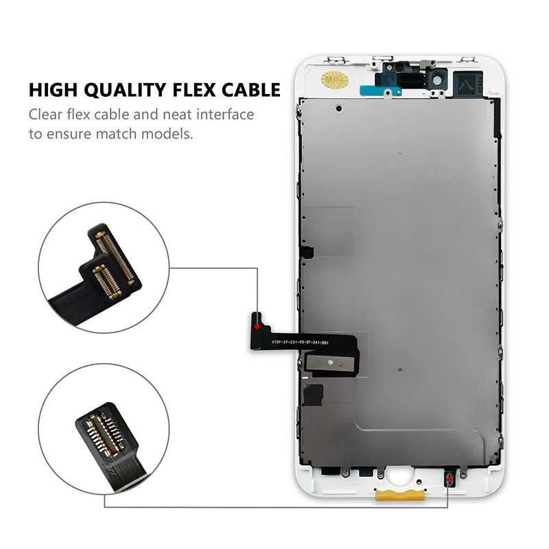 Telefoni cellulari / Smartphones: Kit de réparation écran iPhone 8 Plus - noir – Nuovo e nell'imballaggio originale da Morges venduto da DA-repa 2
