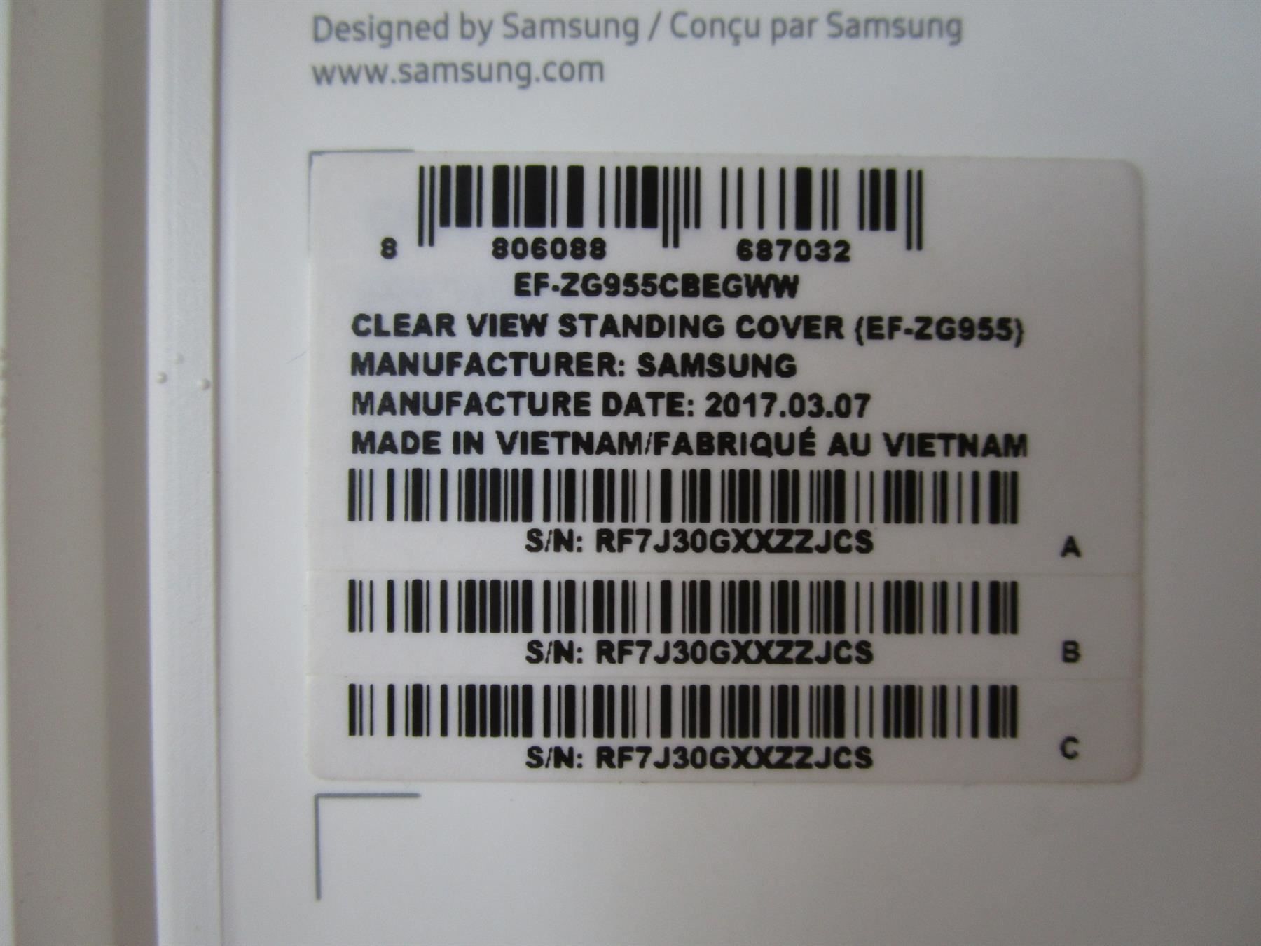 Samsung Cover & Protezioni schermo: Orig. Samsung LED-View Cover S8+ schwarz – Nuovo e nell'imballaggio originale da Eschenbach SG venduto da brocarte 9