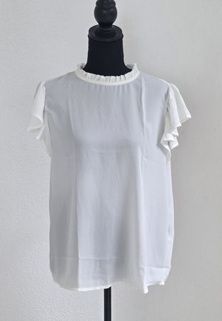 Bluse  mit Rüschen Gr. L