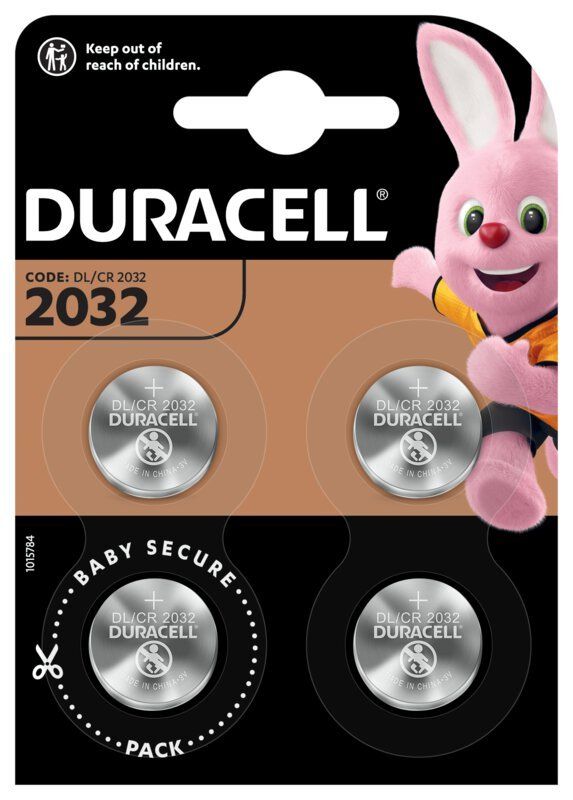 Duracell Caricatori & Batterie: Duracell CR2032 Lithium 4er Pack , Ablaufdatum 09.2034 – Nuovo e nell'imballaggio originale da Kottwil venduto da Crazyrolf