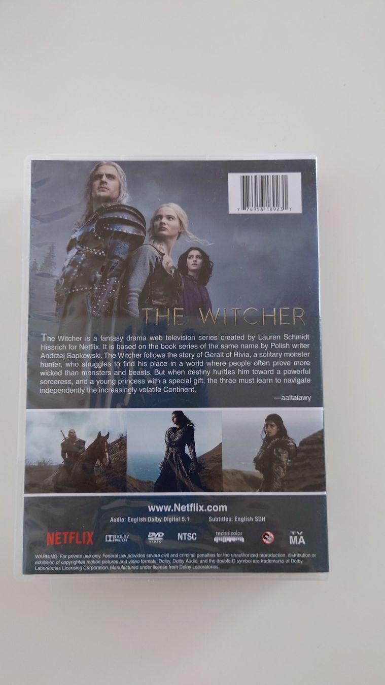 Tutti i DVDs: The Witcher Serie 1-3 auf Englisch – Usato da Choex venduto da the_designer 1