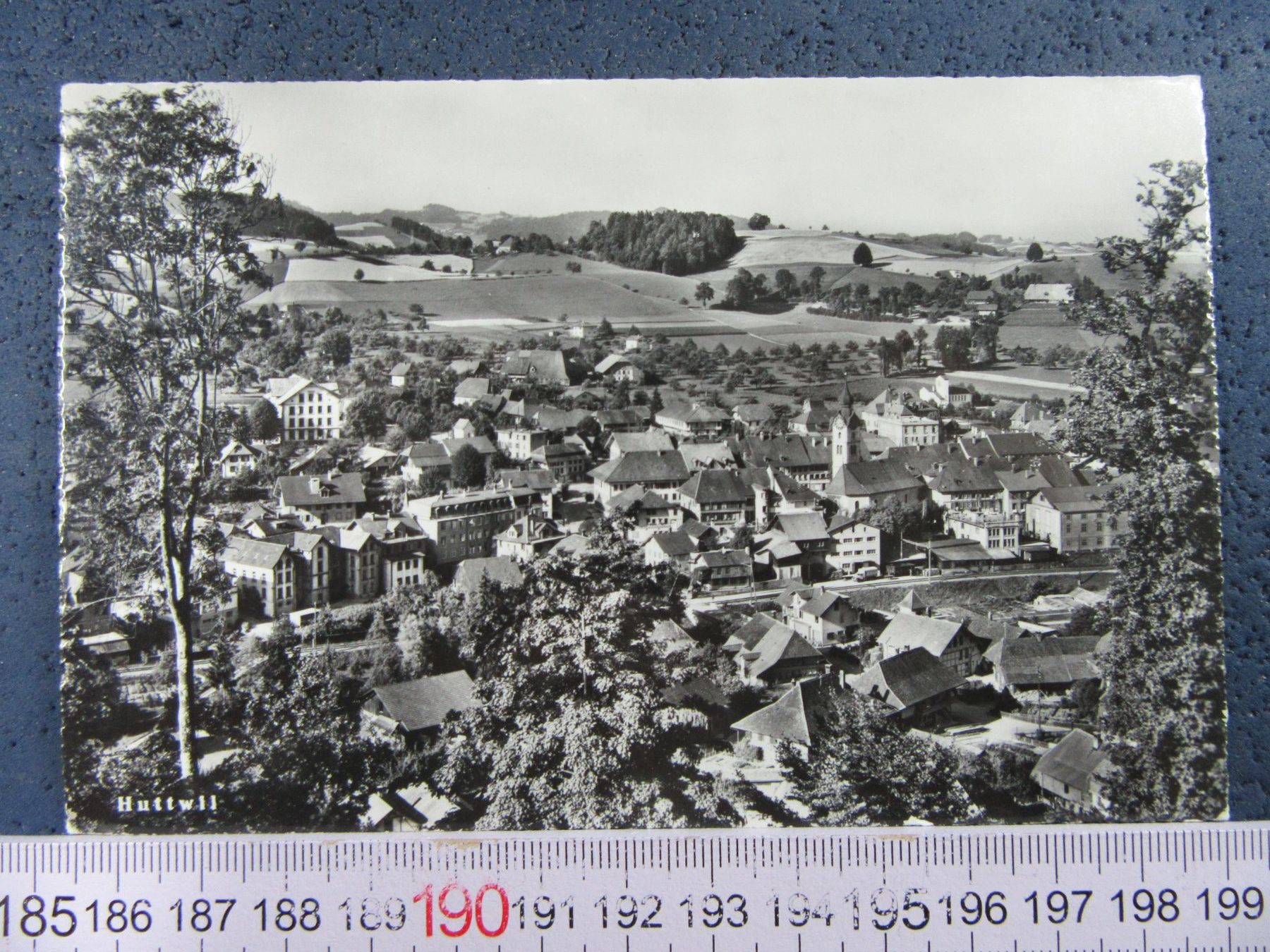 Cartoline postali: HUTTWIL BE AK 1961 LUFTBILD – Usato da Ettingen venduto da Hausi4711