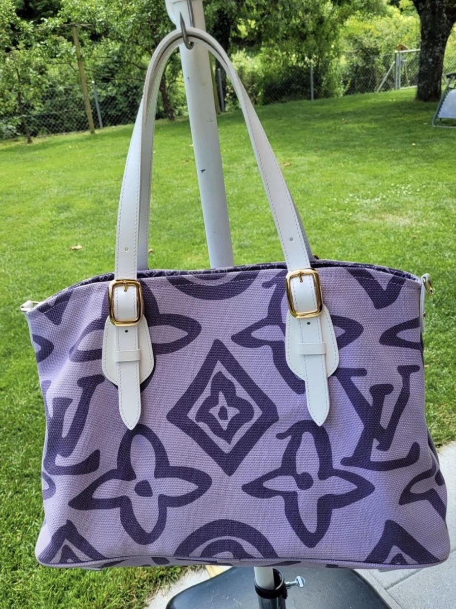 Louis Vuitton Borse da donna: Louis Vuitton Purple Monogram Tahitienne Cabas – Nuovo (secondo la descrizione) da Murten venduto da Lvfan4ever44 1