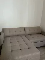 Schlafsofa mit Chaiselongue  neuwertig