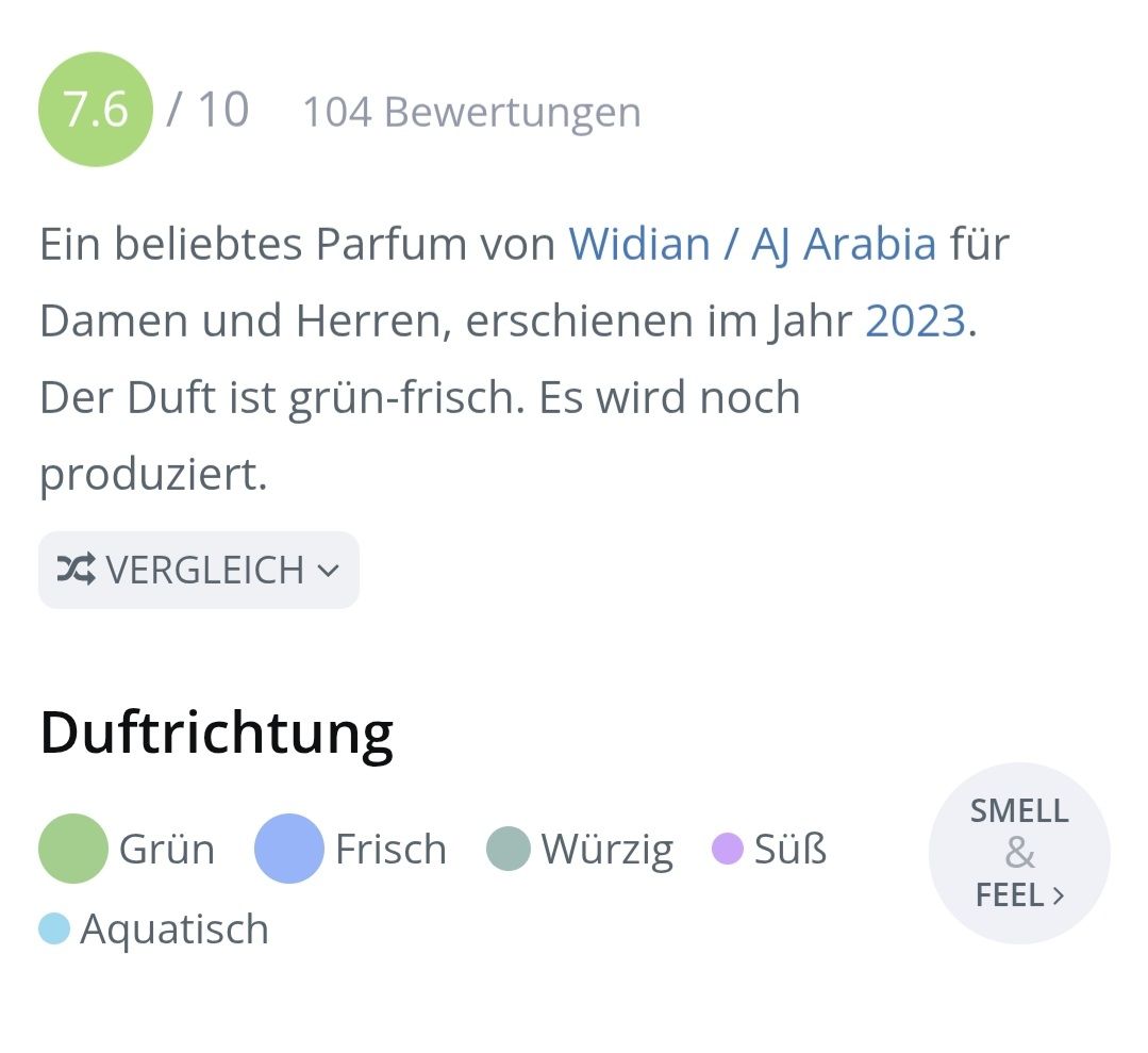 Widian Profumi & Eau de Toilette: 2 ml WIDIAN GRANADA EXTRAIT ABFÜLLUNG – Nuovo (secondo la descrizione) da St. Gallen venduto da CaliSunshine 3