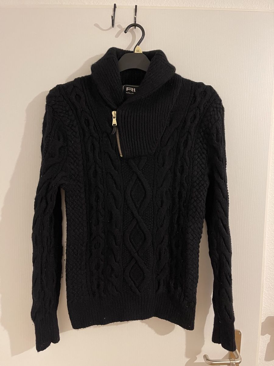 Ralph Lauren Maglioni & Felpe: Schwarz Ralph Lauren Strickpullover, cashmere, Hand knit – Usato da Wetzikon ZH venduto da Jan_wojt