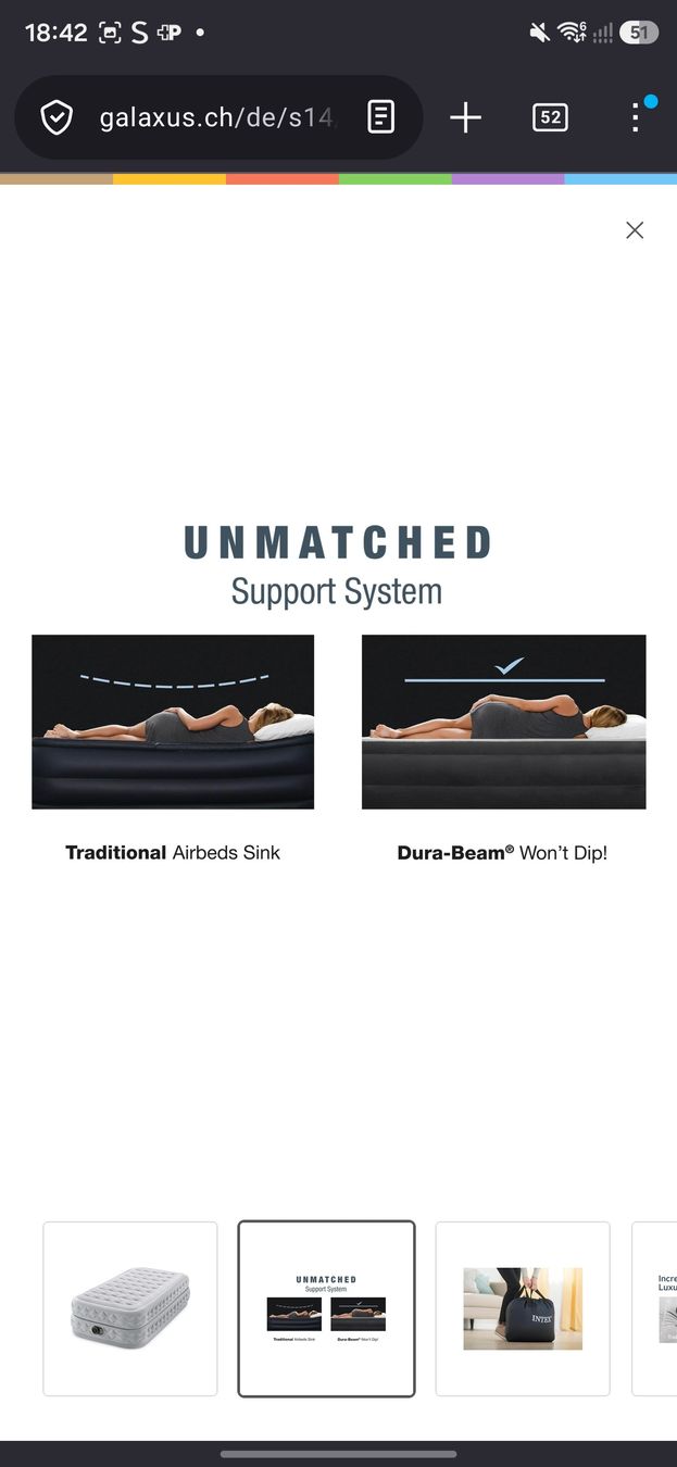 Materassi: Intex Deluxe Supreme Luftmatratze – Usato da Rickenbach b. Wil venduto da Beautiful.Things 1