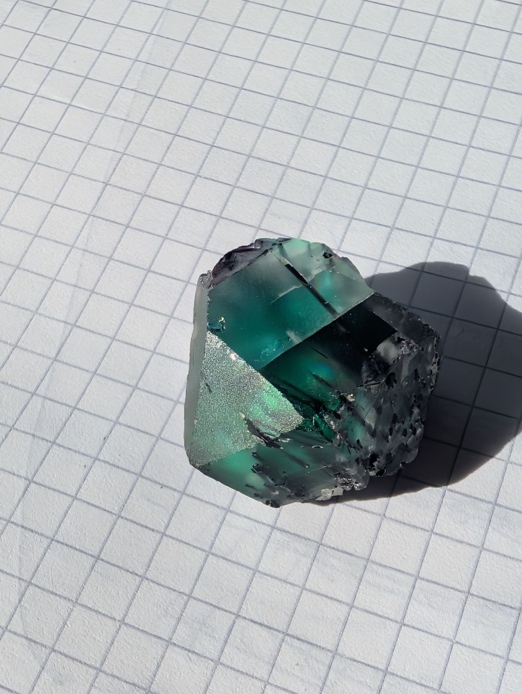 Pietre preziose: 10g fluorit mit tourmalin einschlüssen  – Nuovo (secondo la descrizione) da zollikofen venduto da TOBYONE 1