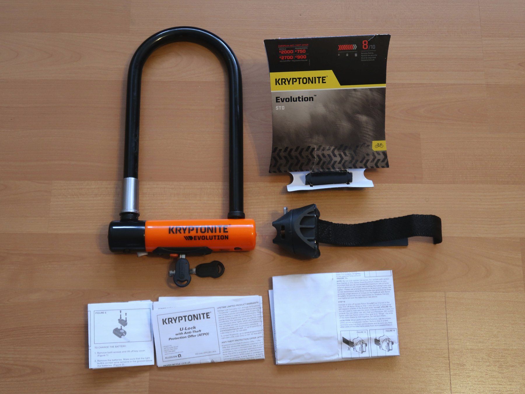 Lucchetti: Kryptonite Evolution ST10 Fahrradschloss - Top Zustand! – Usato da Oberwil b. Büren venduto da and_sq56