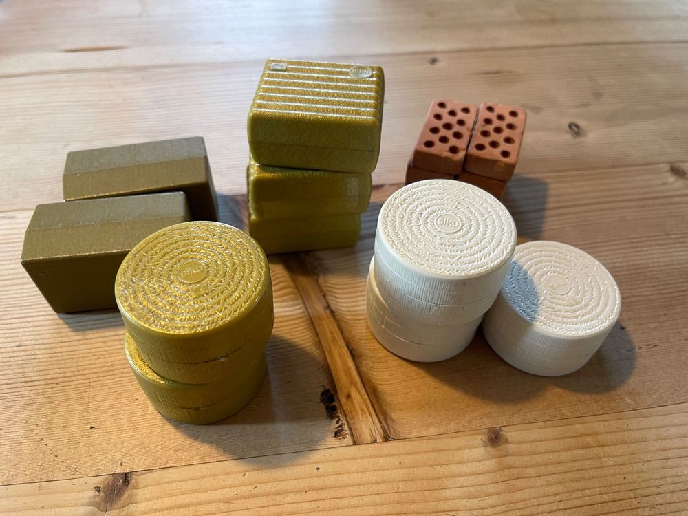 HANABASS 8-teiliges Mini-Heuballen-Set | Deko Für Puppenhaus & Modellbau | Rustikale Landschaftsgestaltung