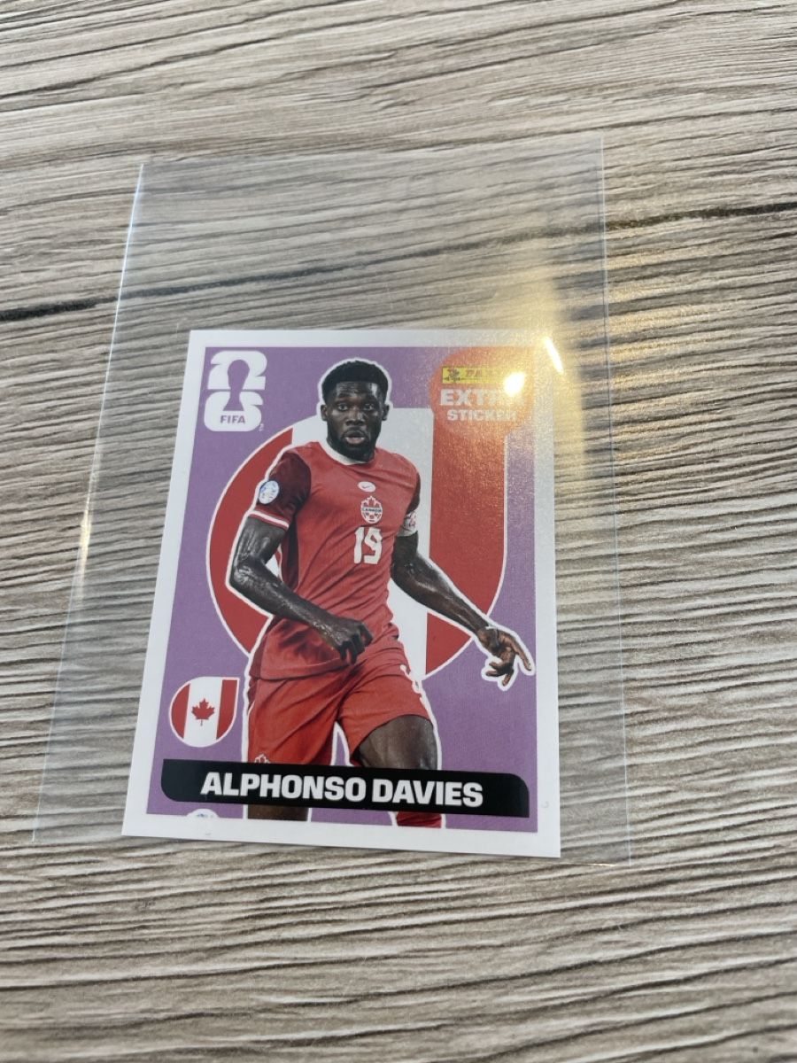 Panini Carte collezionabili: Extra Sticker Wm 2026 Alphonso Davies – Nuovo (secondo la descrizione) da Selzach venduto da adr_8mst