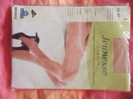 Jeunesse Comfort Stuetzstrumpfhose, Gr. L, Farbe Oyster, Neu
