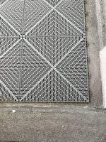 Balkon Bodenplatten Anthrazit 36 Stueck wenig gebraucht
