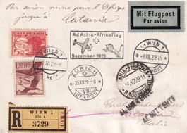 2. Afrikaflug Mittelholzer (Et. Zürich - Catania) 1929, ab A