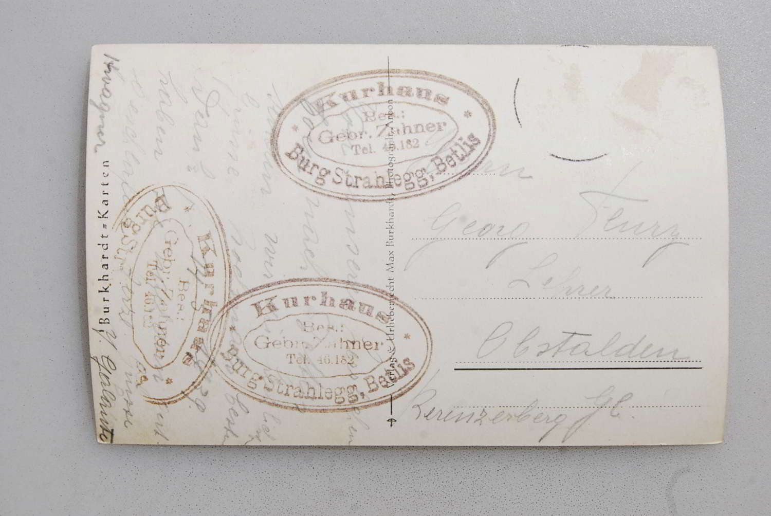 Cartes postales: AK Ruine Strahlegg – D'occasion à Rüfenacht BE par Toro06 1