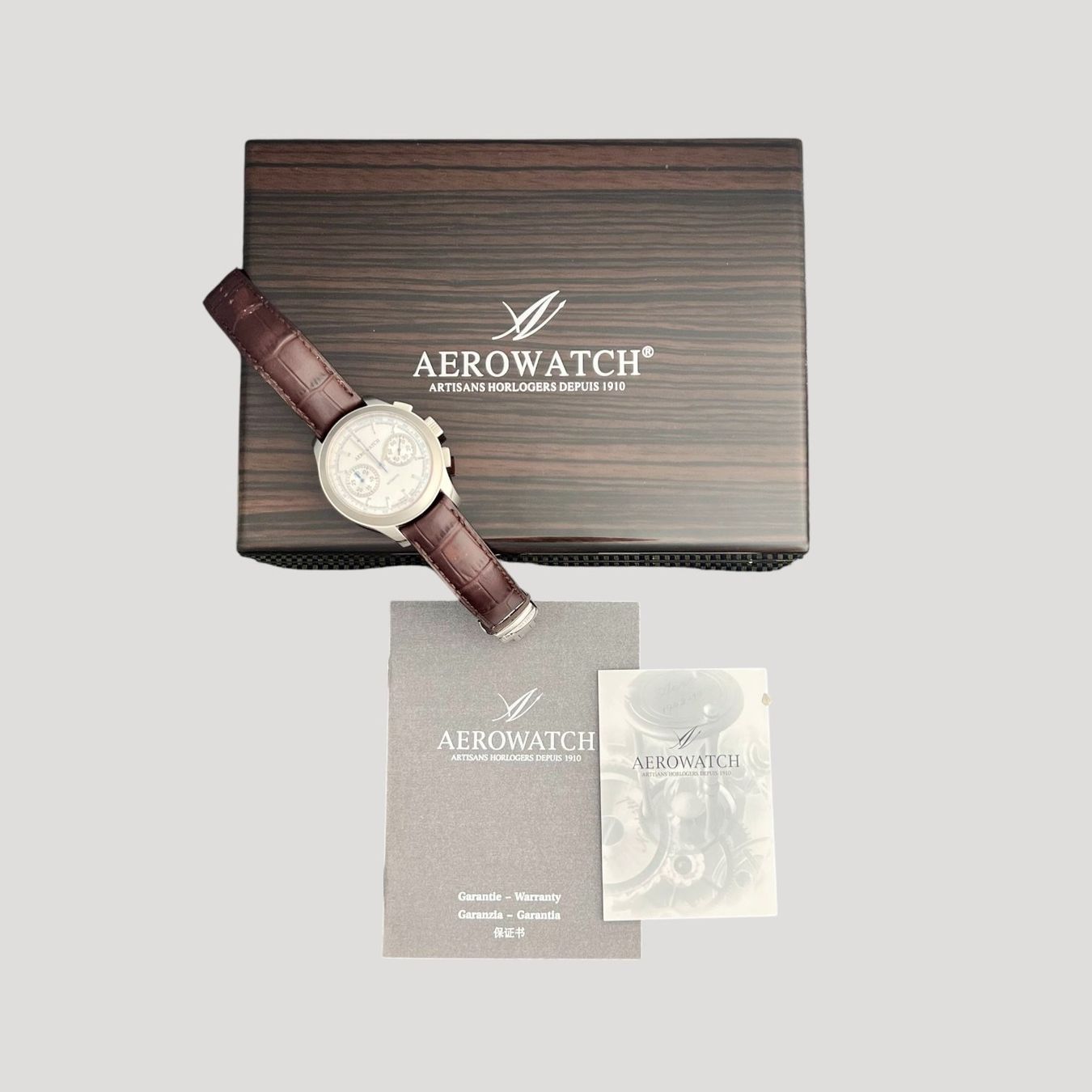 Aerowatch Orologi: Aerowatch Chronograph Automatic Uhr NEW Full Set – Nuovo (secondo la descrizione) da Apples venduto da the_7jtf 8