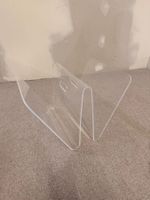 Transparente Zeitschriftenständer aus Plexiglas Acrylglas