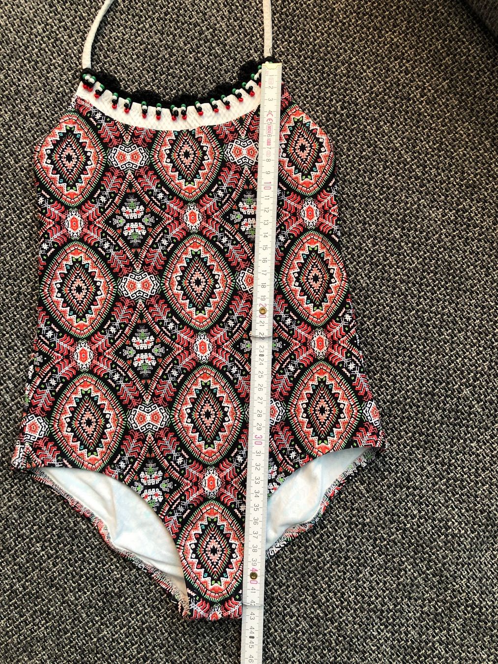 Costumi da bagno & Bikini: Badekleid mit Perlen, Gr. 122 – Nuovo (secondo la descrizione) da Langnau am Albis venduto da snla_scc9 2
