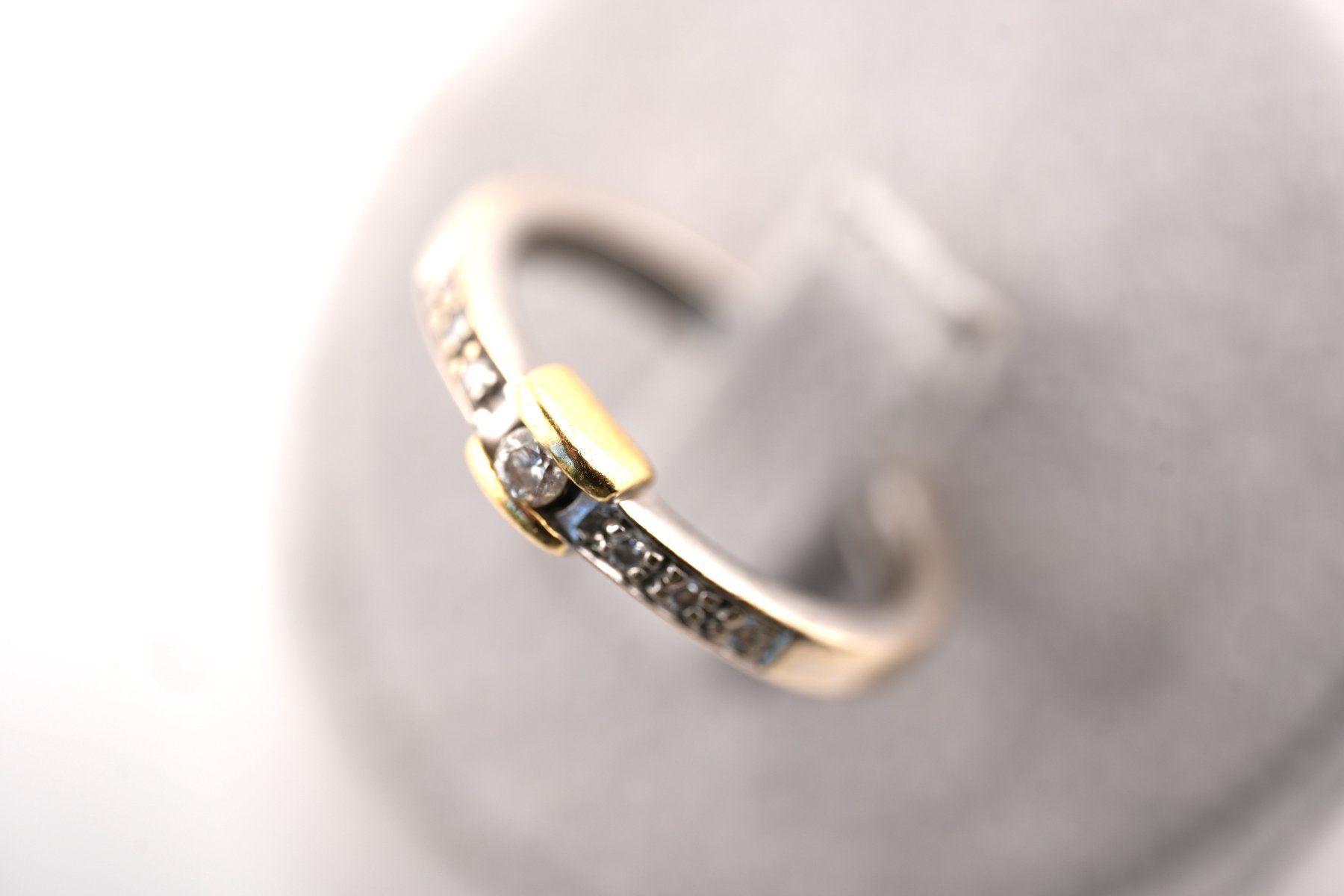 Ringe: Goldring 18K Bicolor – Gebraucht aus Basel von Edelmetallhaus24 1
