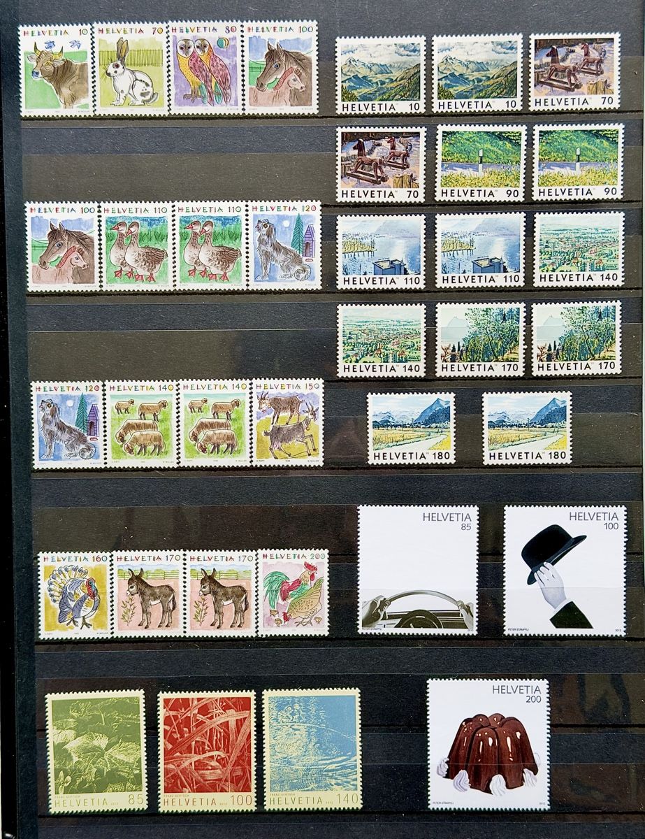 Tous les timbres: Frankatur CHF 100.- postfrisch – Neuf (Voir description) à Glattbrugg par Artos67 1