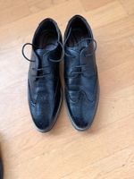 Men's business shoes black brogue style used condition