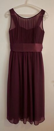 Abito da cerimonia bordeaux, taglia 40