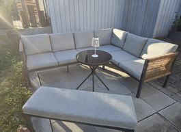 Garten Lounge, ca 187x242cm