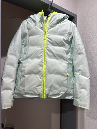 Skijacke für Mädchen, Grösse 133-142, eisblau
