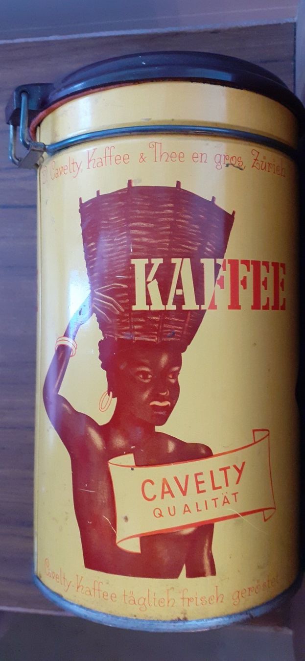 Barattoli: Blechdose antik Kaffee Cavelty Zürich – Usato da Mörschwil venduto da antiksalon 5