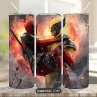 Thermobecher Deadpool Wolverine 20oz heiss & kalt