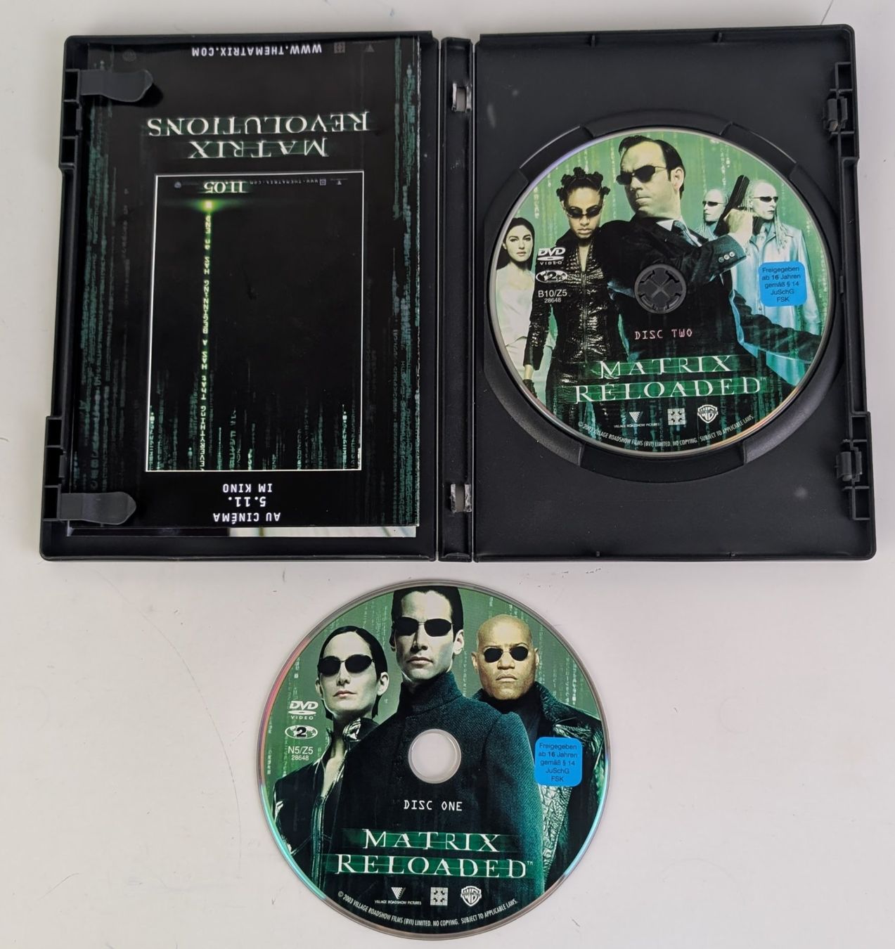 Tutti i DVDs: Matrix Reloaded DVD - Special 2-Disc Edition, Top Zustand – Usato da Zürich venduto da axolottchen 4
