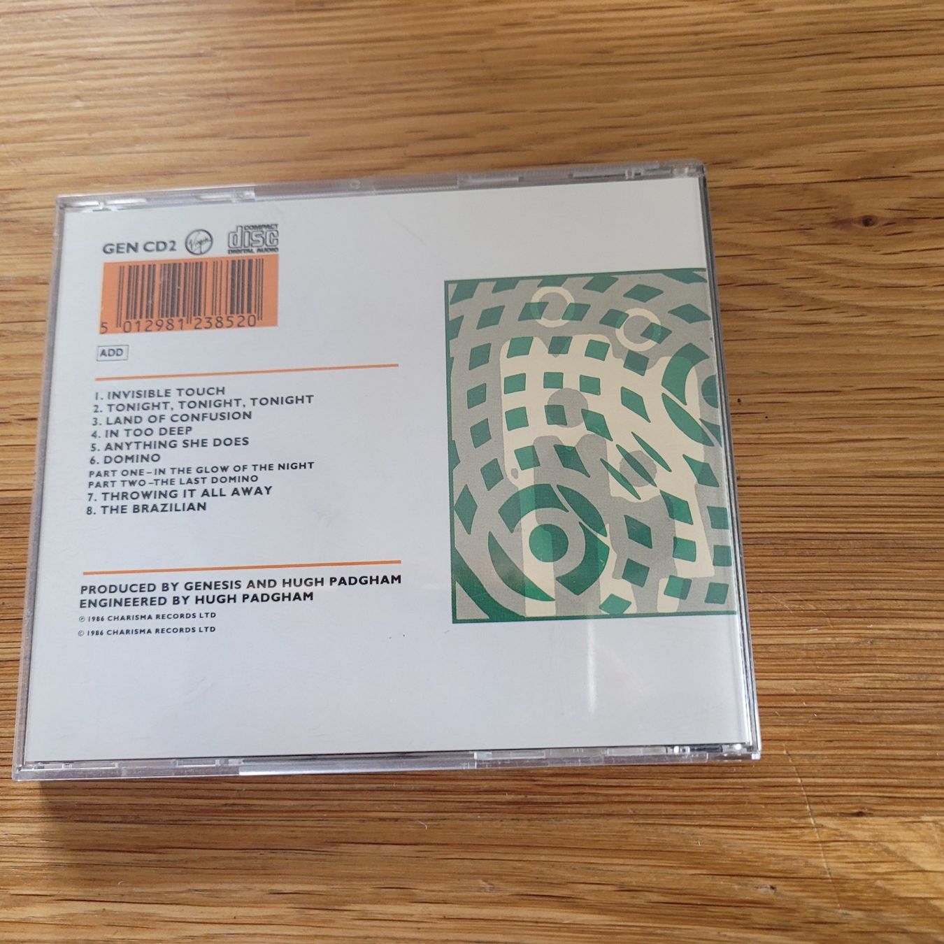 CDs: CD Musique Genesis Invisible Touch – Gebraucht aus Biel/Bienne von Destockweb 3