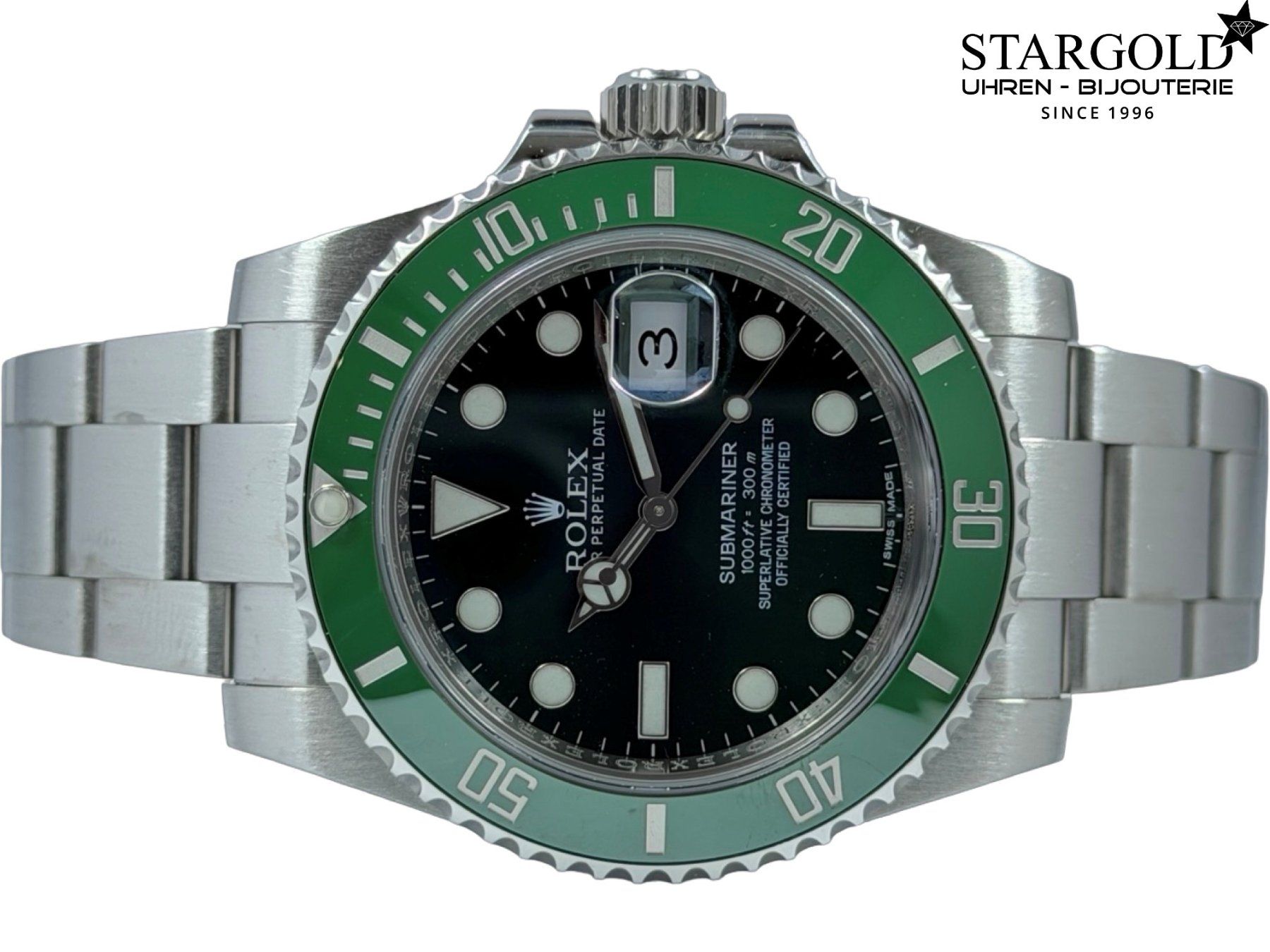 Rolex Uhren: Rolex Submariner Date "Hulk" - 116610LV – Gebraucht aus Zürich von Stargold-Uhren 7