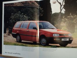 Prospekt VW Volkswagen Golf Variant 1993