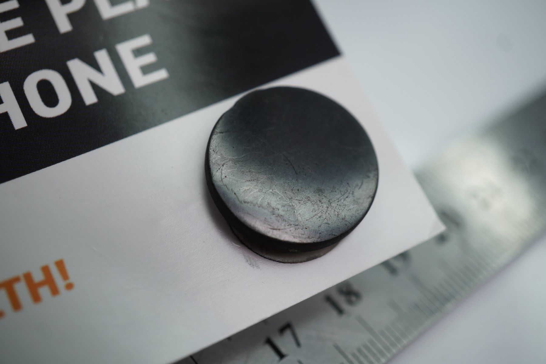 Minerali & Pietre curative: Schungit Plättchen  Rund    ab 1.-  Auktion Versandbereit – Nuovo e nell'imballaggio originale da Eschenbach SG venduto da topstone 1