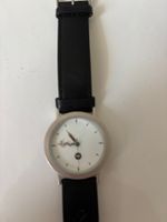 Uhr mit Lederarmband, neuwertig, unisex, Top Zustand!