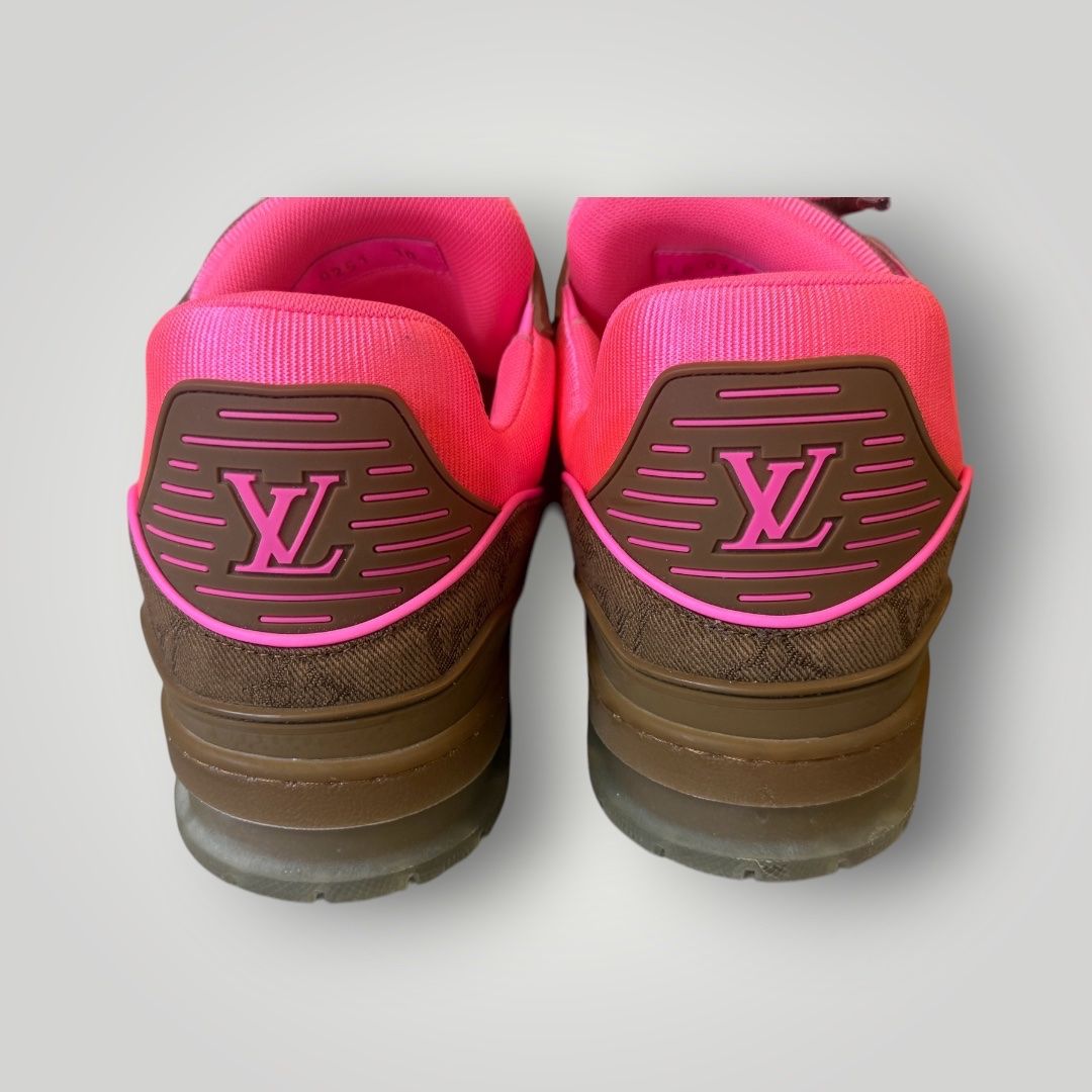 Louis Vuitton Herrenschuhe: Louis Vuitton Sneaker – Rosa / Braun – Neu und originalverpackt aus Lachen SZ von HelvetiaLuxury 3