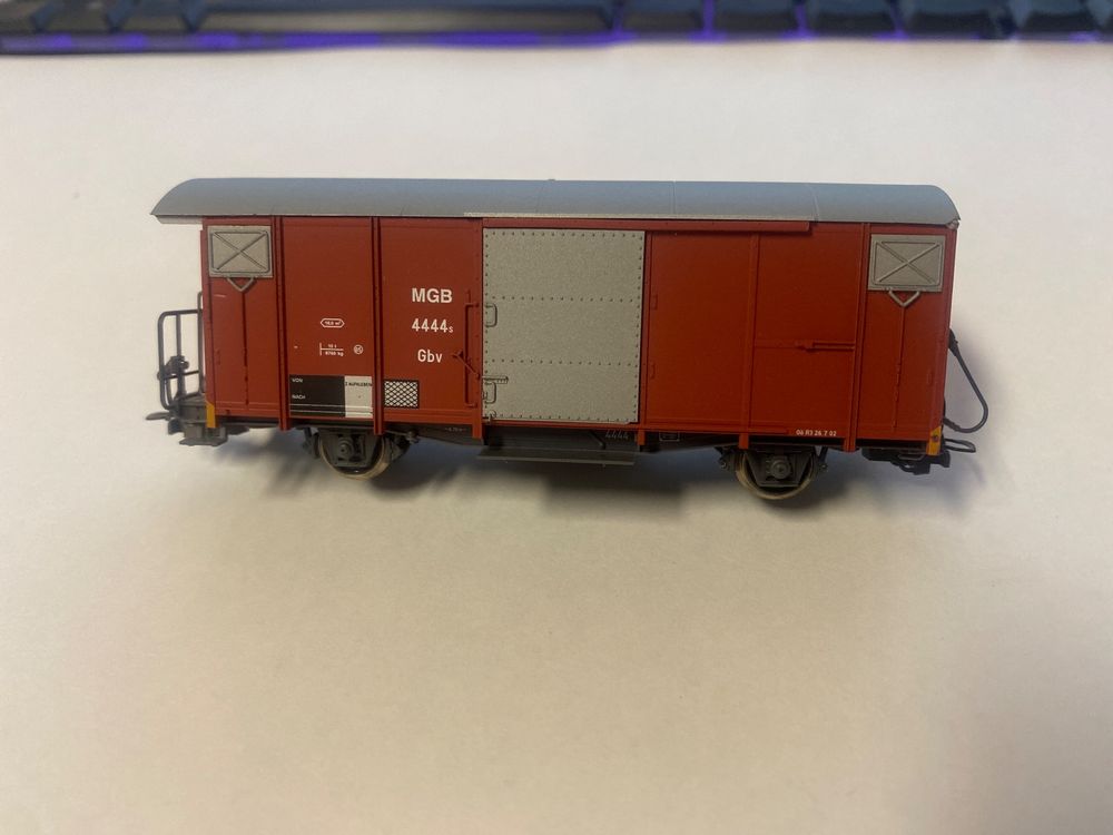 BEMO 2254 H0m RhB Güterwagen Gbv 4444s FO (Gebraucht) in Ennetbürgen