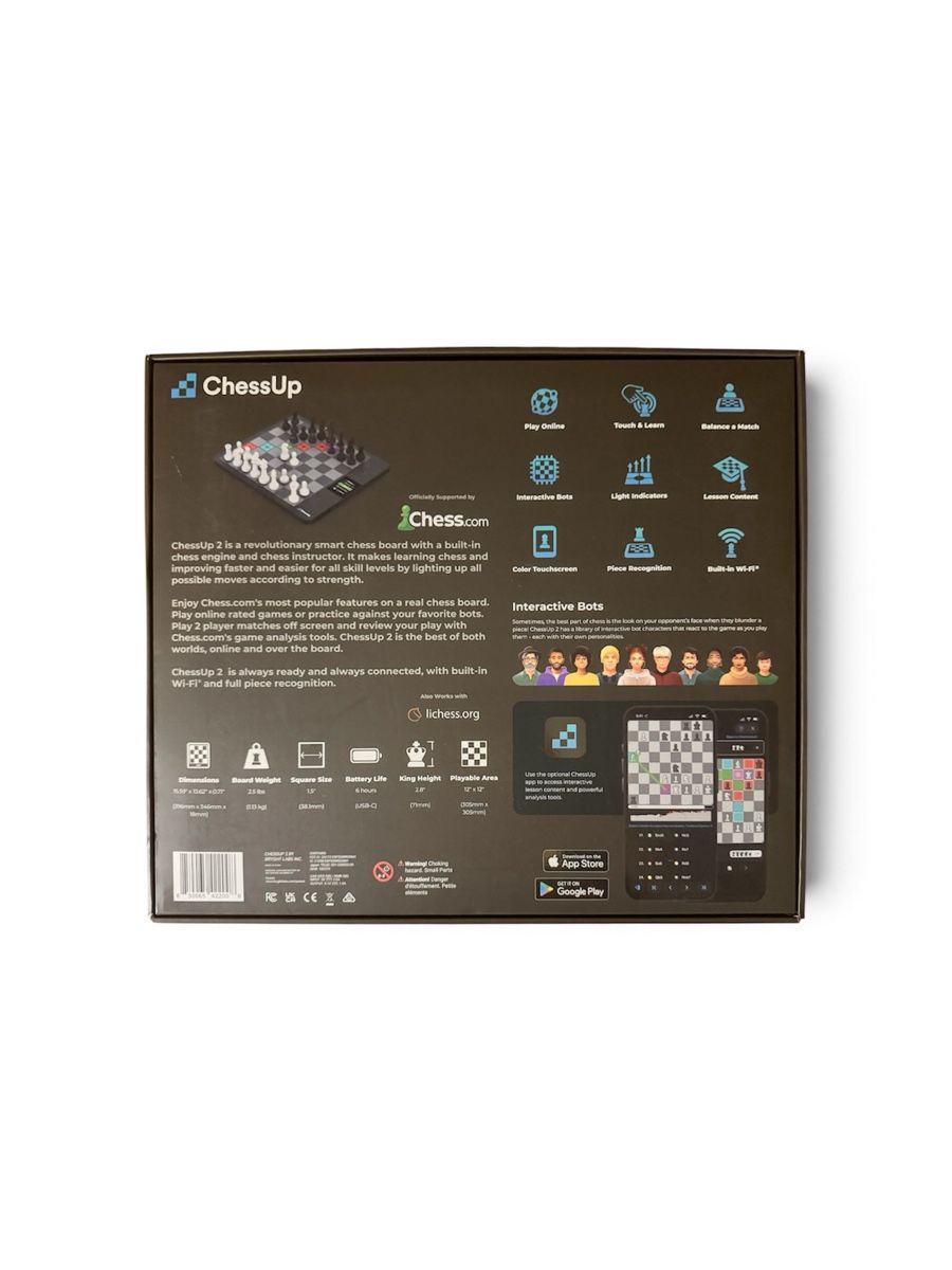 Giochi: Jeu d'échecs électronique ChessUp 2 avec accessoires – Nuovo (secondo la descrizione) da Vandoeuvres venduto da Kar_73 1