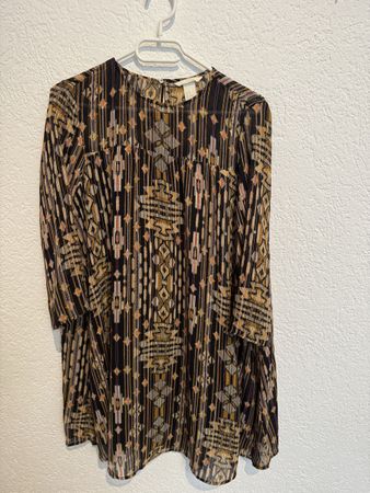 H&M Kleid luftig Boho Muster Gr. 36 / S