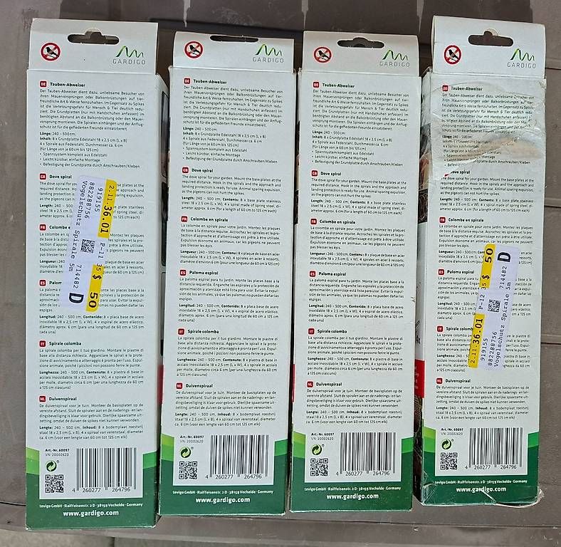 Modellini di ferrovie: Vogelschutz spirale protection bâtiments envoi compris – Nuovo e nell'imballaggio originale da Châbles FR venduto da Monar 3