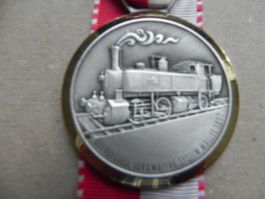 Medaille Drehgestell Lokomotive System Mallet 1883 Jahr 1974