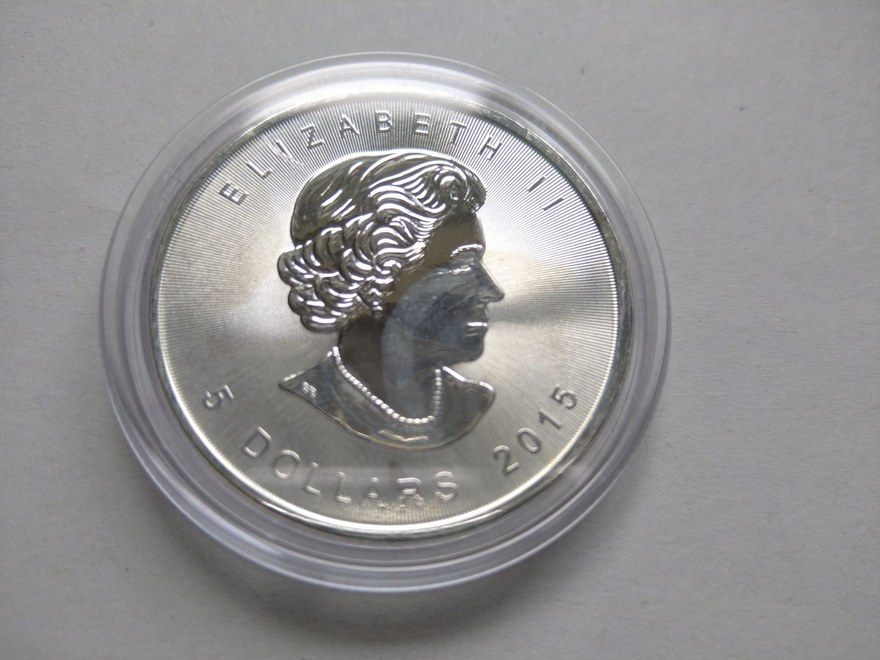 Tutti le monete: Silber Maple Leaf 1 oz - 2015 – Usato da Dättlikon venduto da Quarz58 3