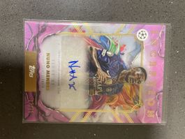 Fussballkarte Nuno Mendes Signiert 27/75 Top Zustand