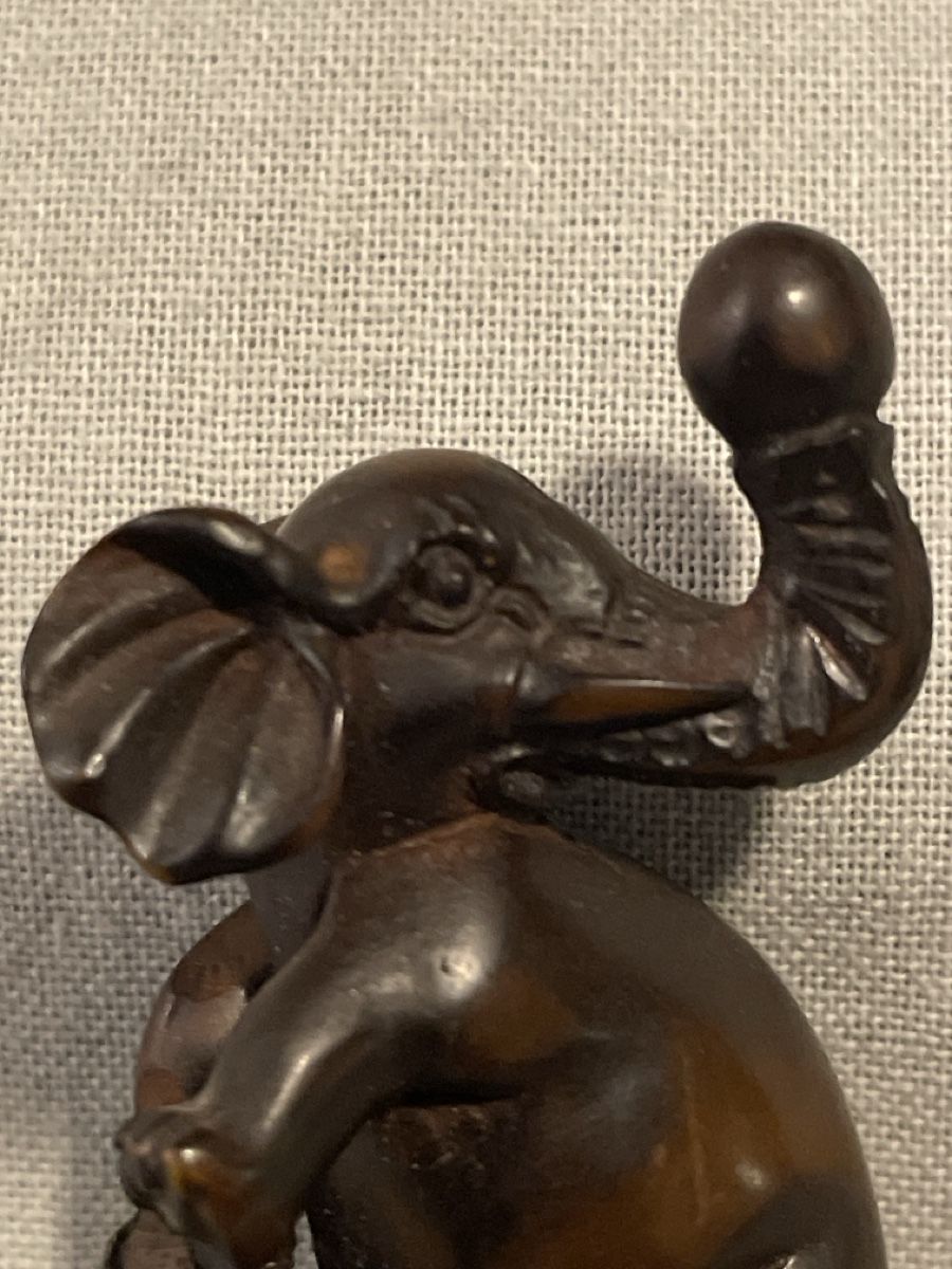 Figurines: Netsuke Holz, Elefant – D'occasion à Embrach par Gauvain1 2