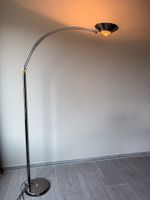 LACRI Steh-/Bogen-Lampe, metall, mit Dimmer