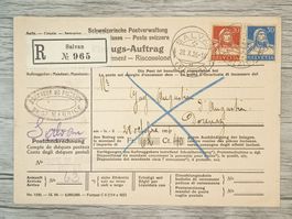 TR56 Enveloppe + Timbre Suisse 1926